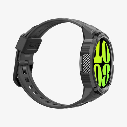 ACS06488 - Galaxy Watch 6 Classic (47mm) Case Rugged Armor Pro in black showing the front